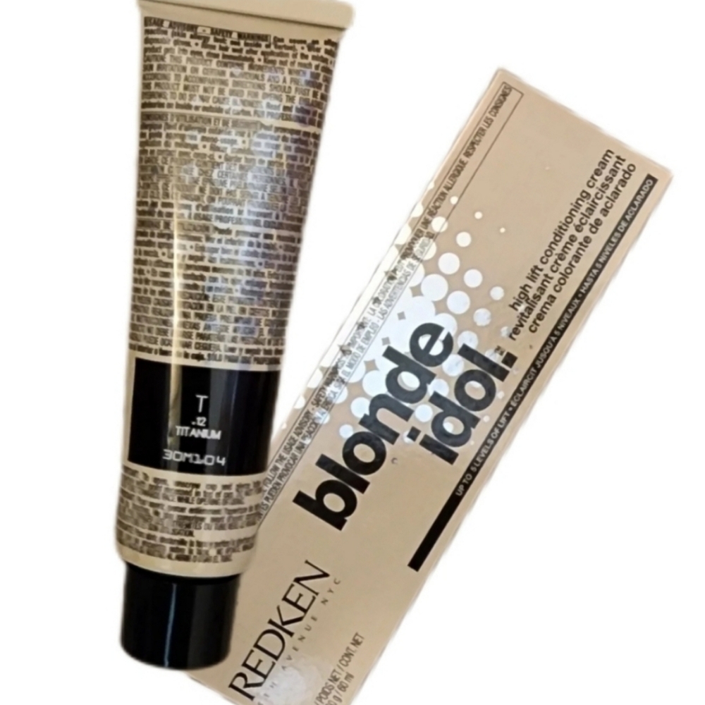 Redken Blonde Idol High Lift Conditioning Cream Haircolor 2 Oz - Titanium